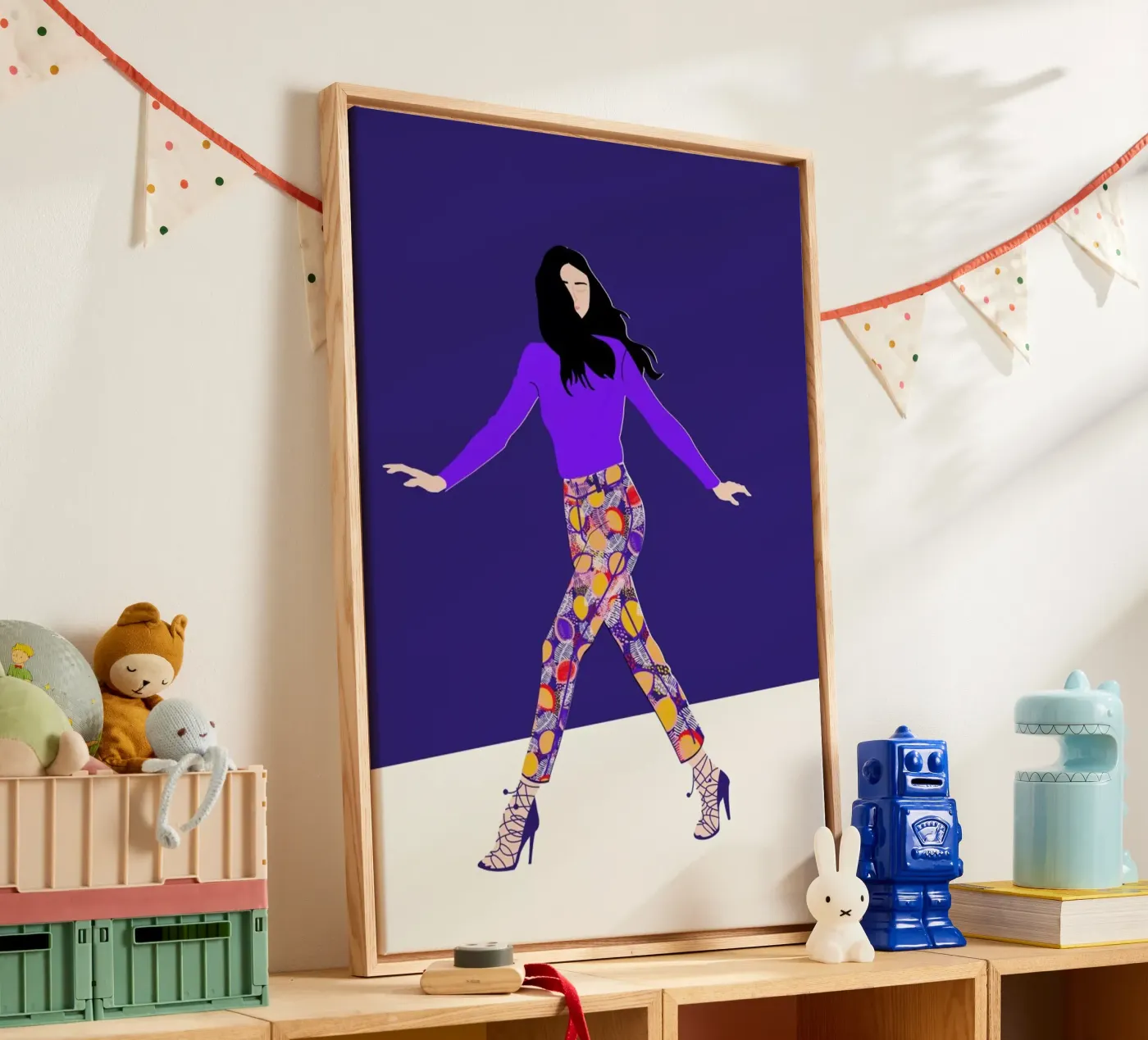 Fly canvas van Céleste Wallaert