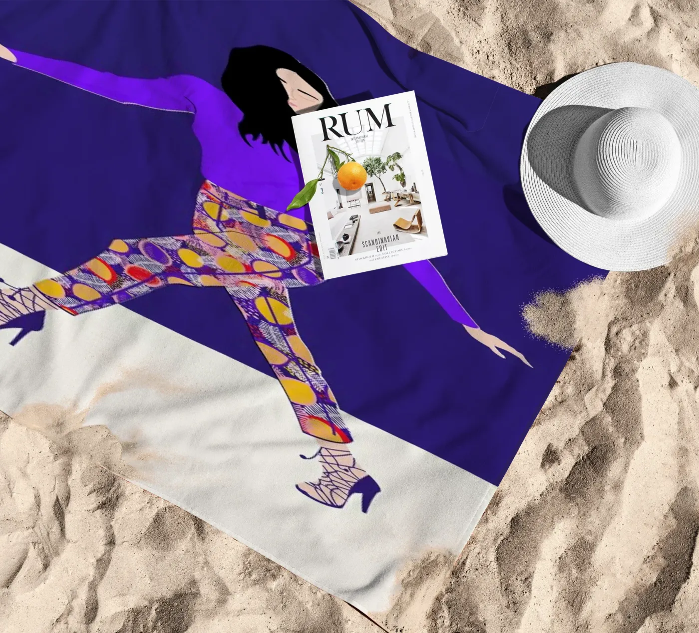 Fly Strandtuch von Céleste Wallaert