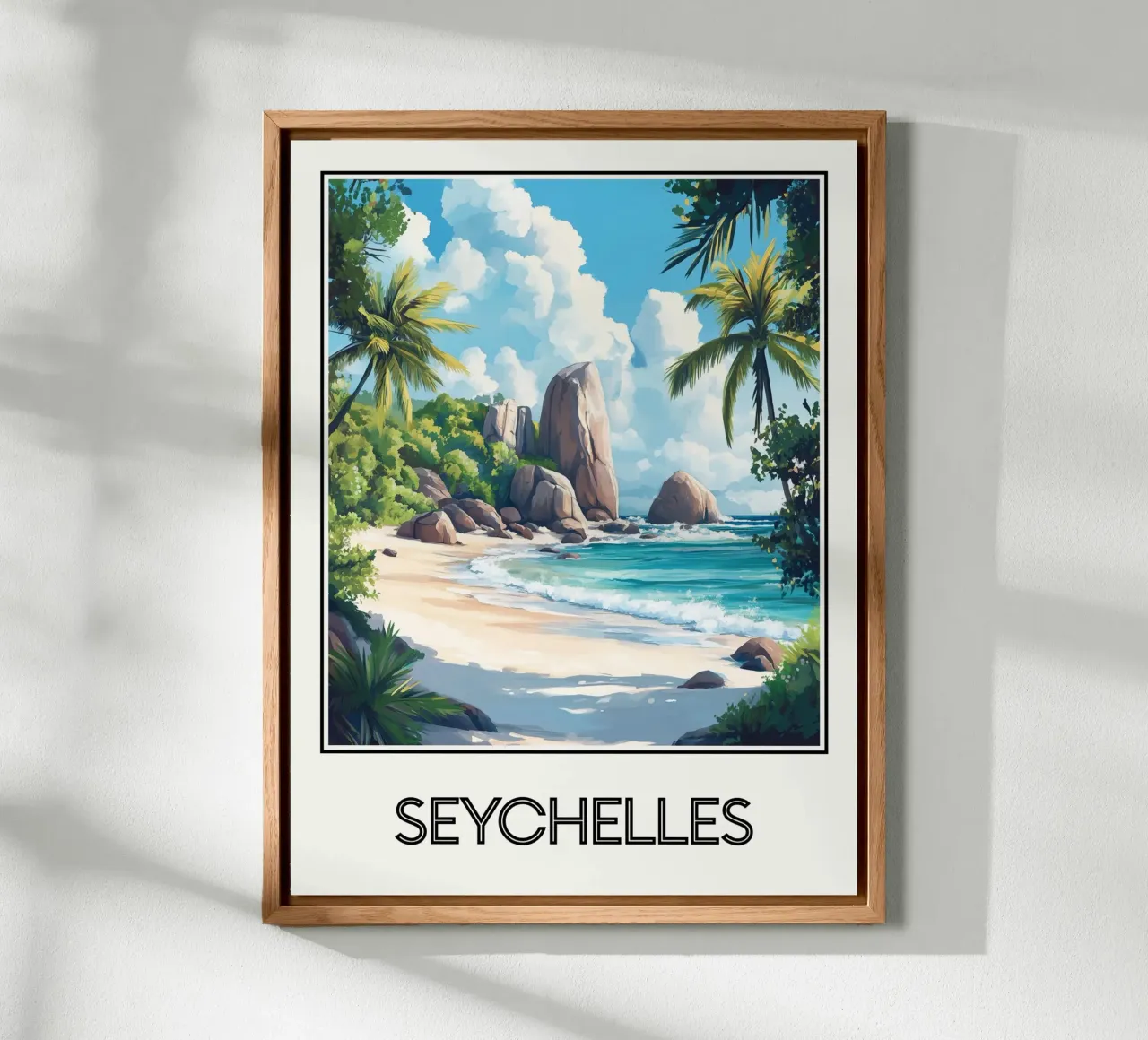 Seychelles alluminio dibond da Frame the World