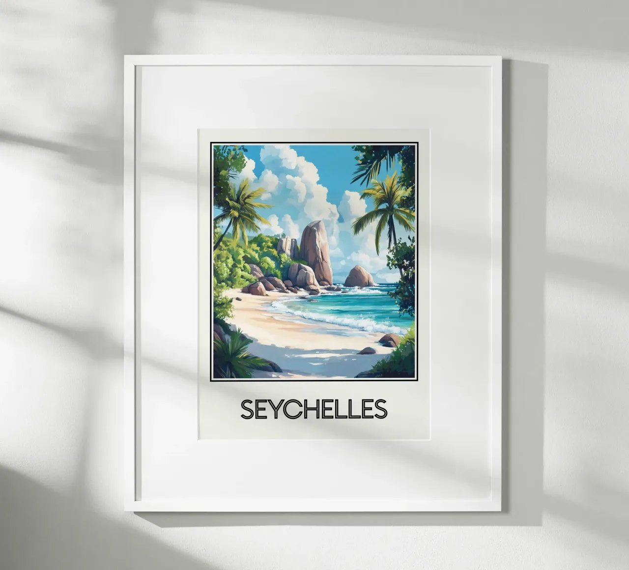 Seychelles carta hahnemühle da Frame the World