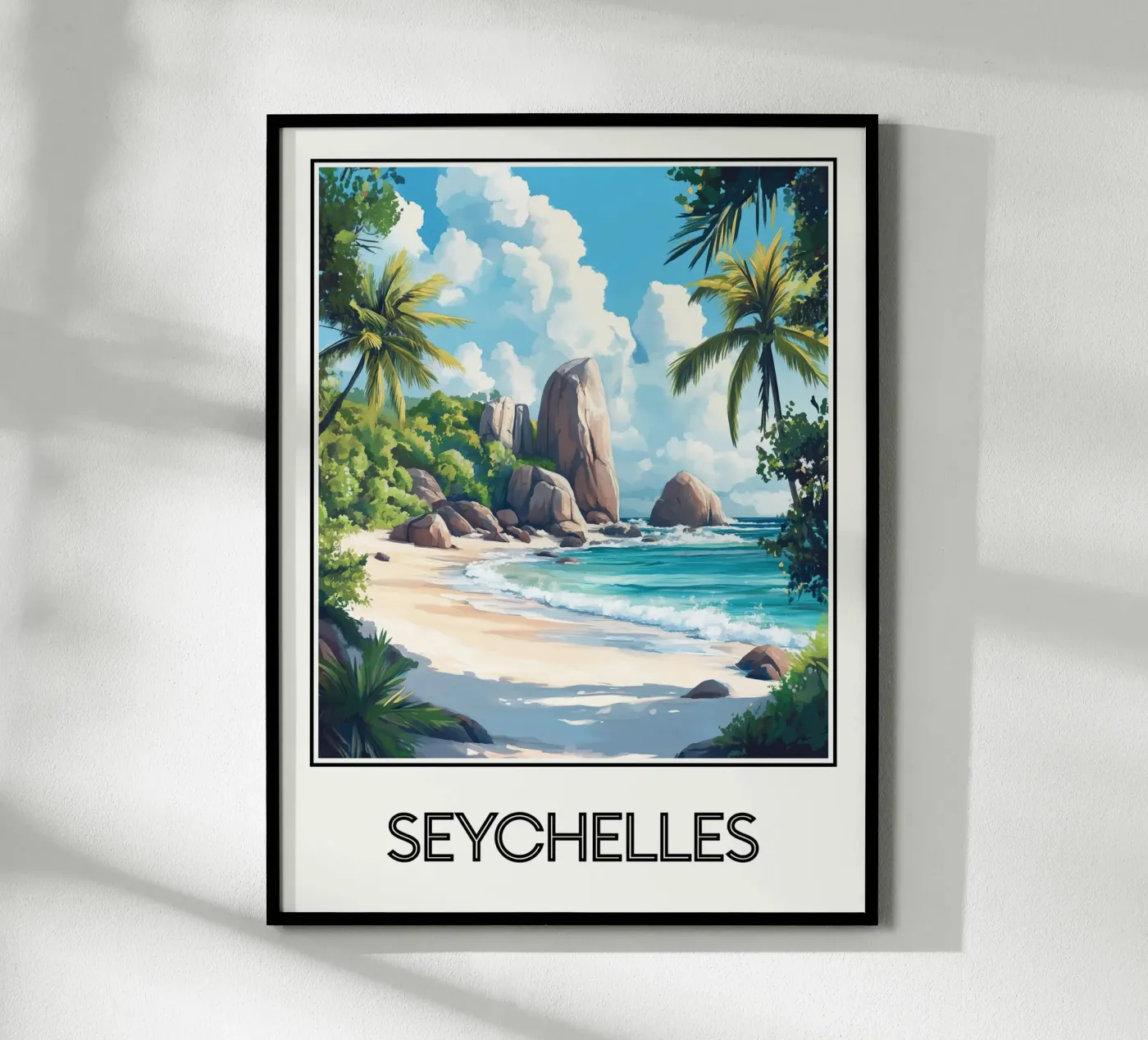 Seychelles poster poster da Frame the World
