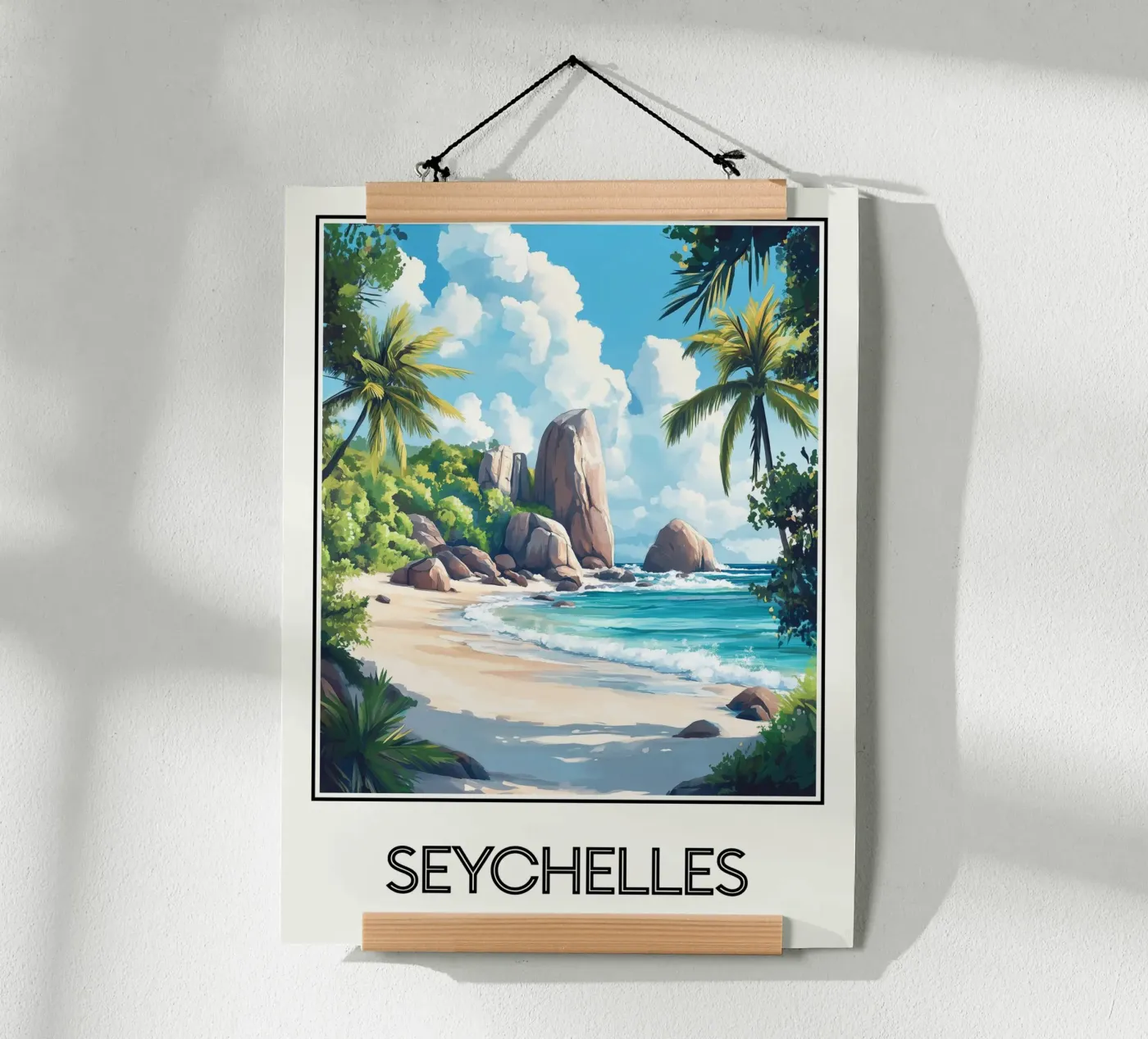 Seychelles poster poster da Frame the World