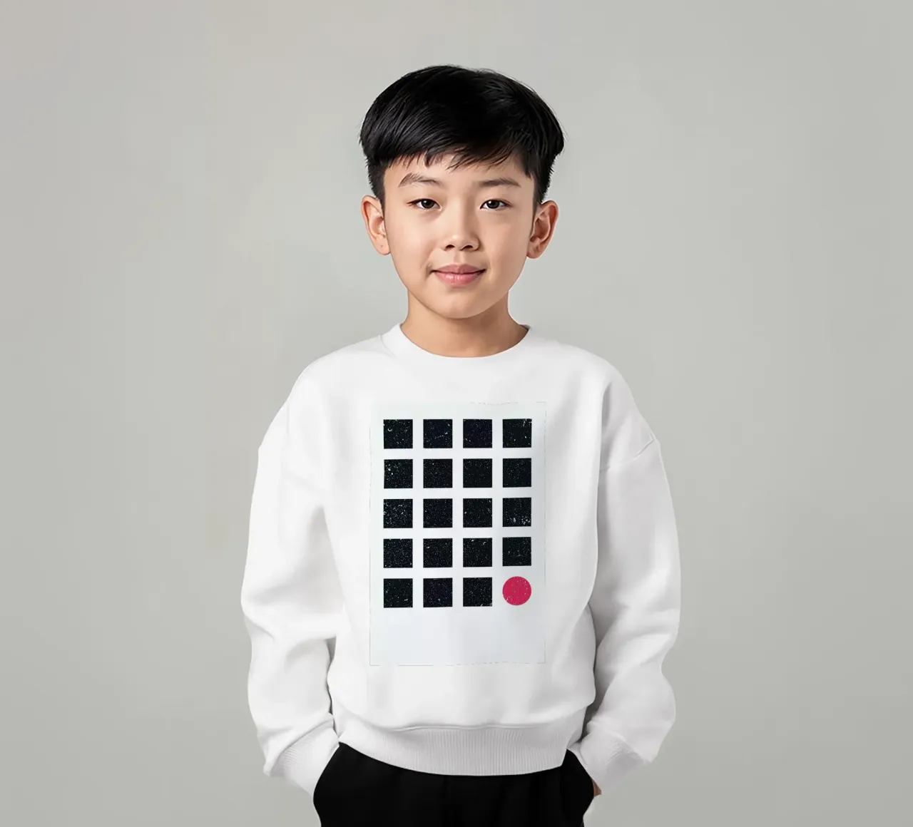 Blue Squares felpa bambino da LeDieg