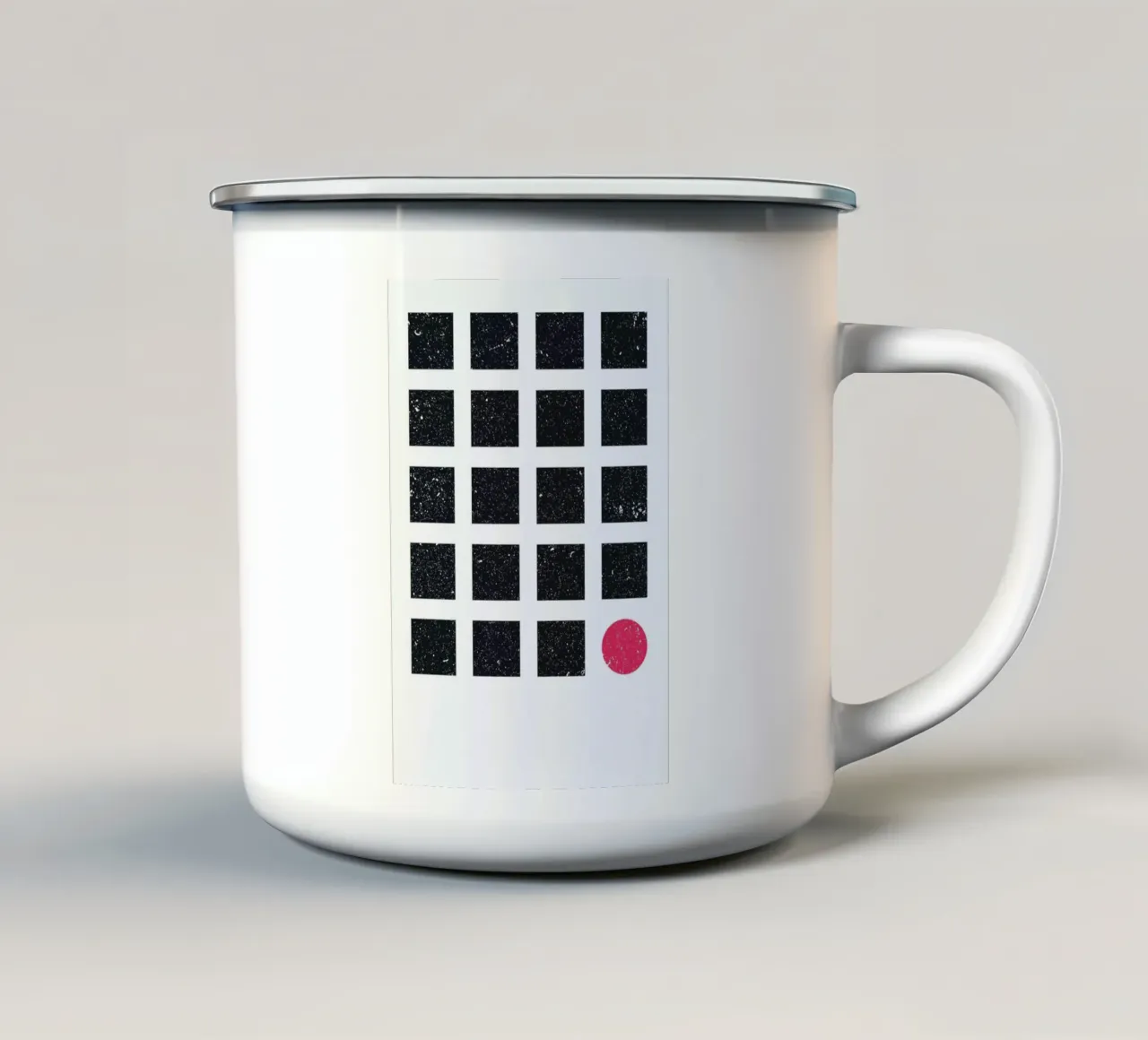 Blue Squares tazza in smalto da LeDieg