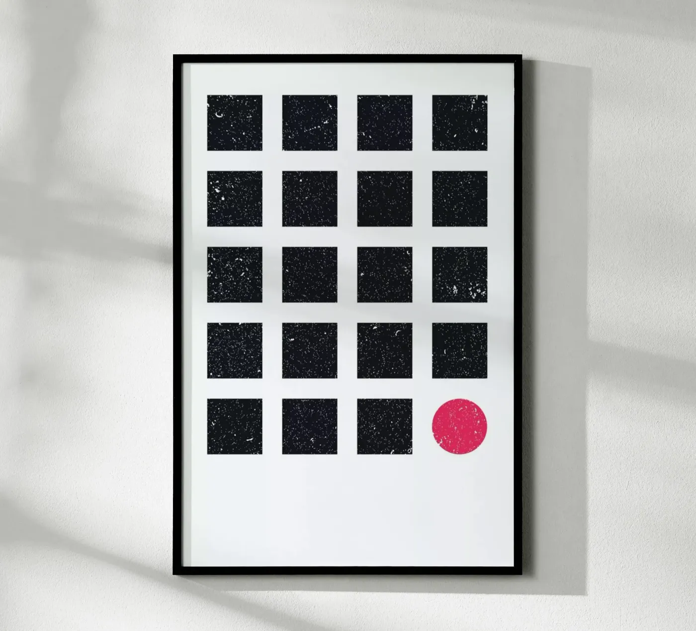 Blue Squares poster by LeDieg