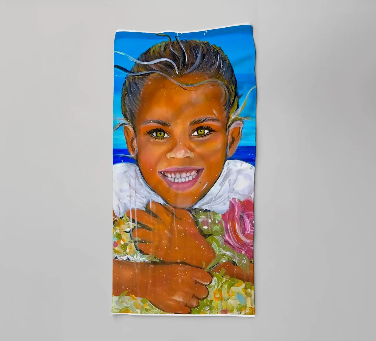 Sunshine asciugamano da bagno da Happy 😃 Art 🎨 by Christine Schnoell