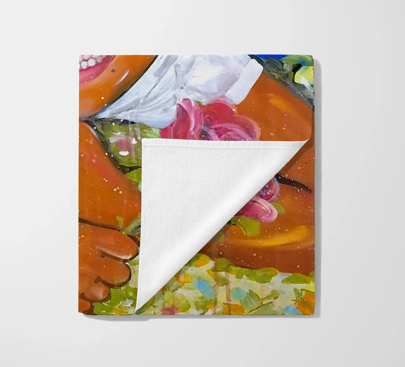Sunshine beach towel by Happy 😃 Art 🎨 by Christine Schnoell