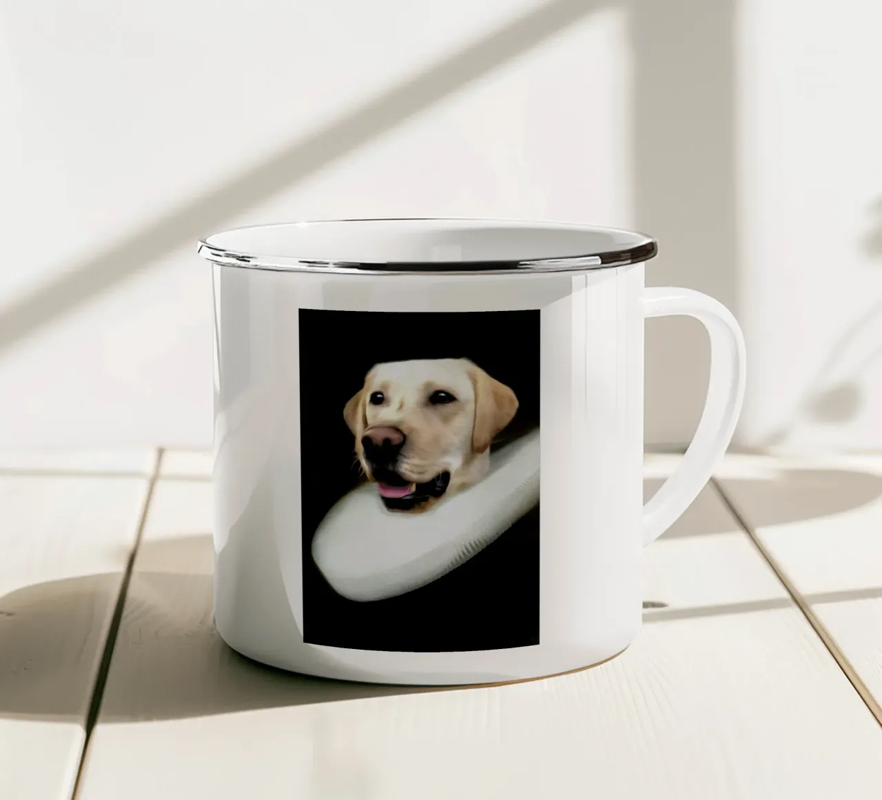 Doesjka tazza in smalto da Tein Lucasson