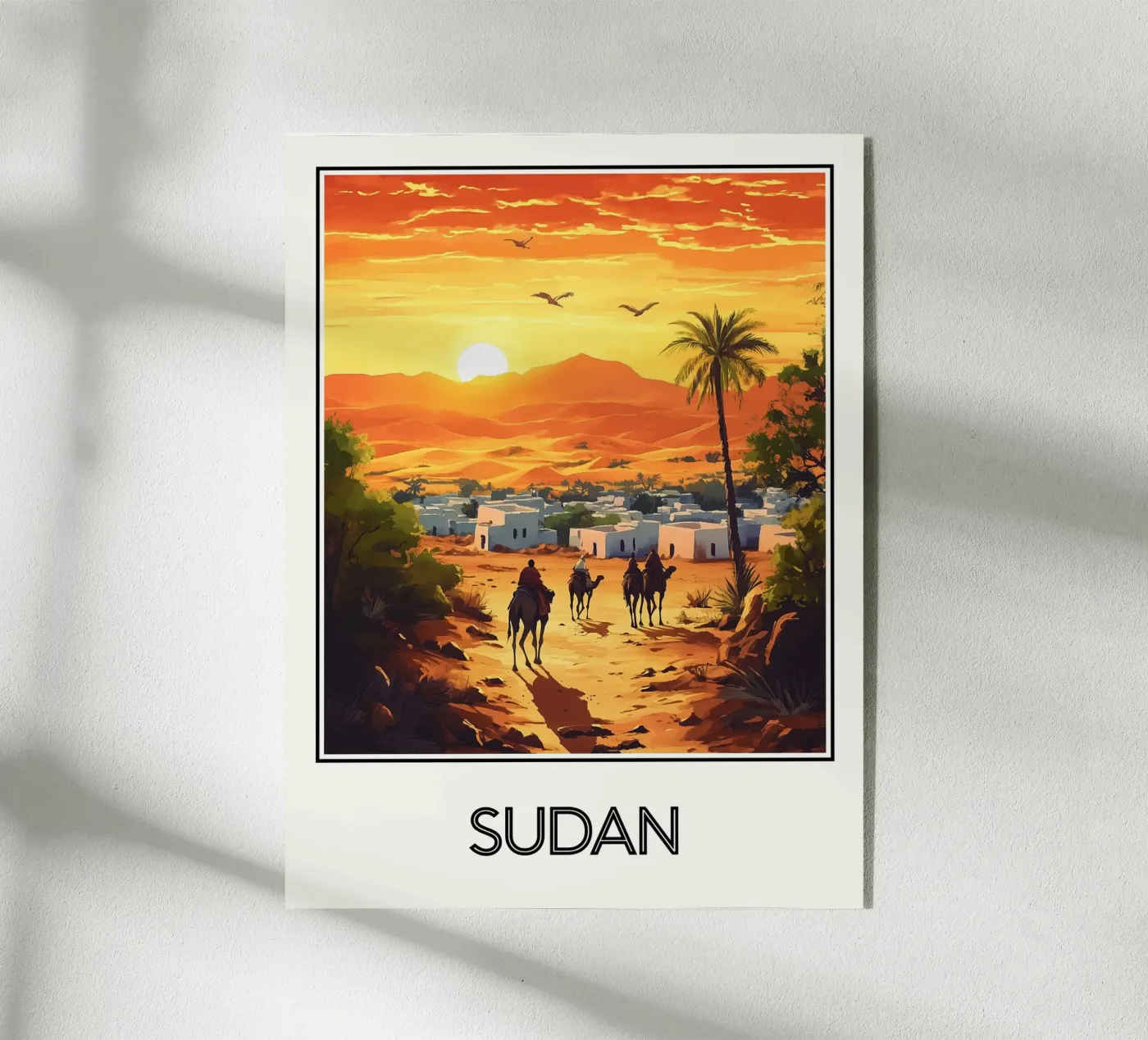 Affiche Soudan plexiglass da Frame the World