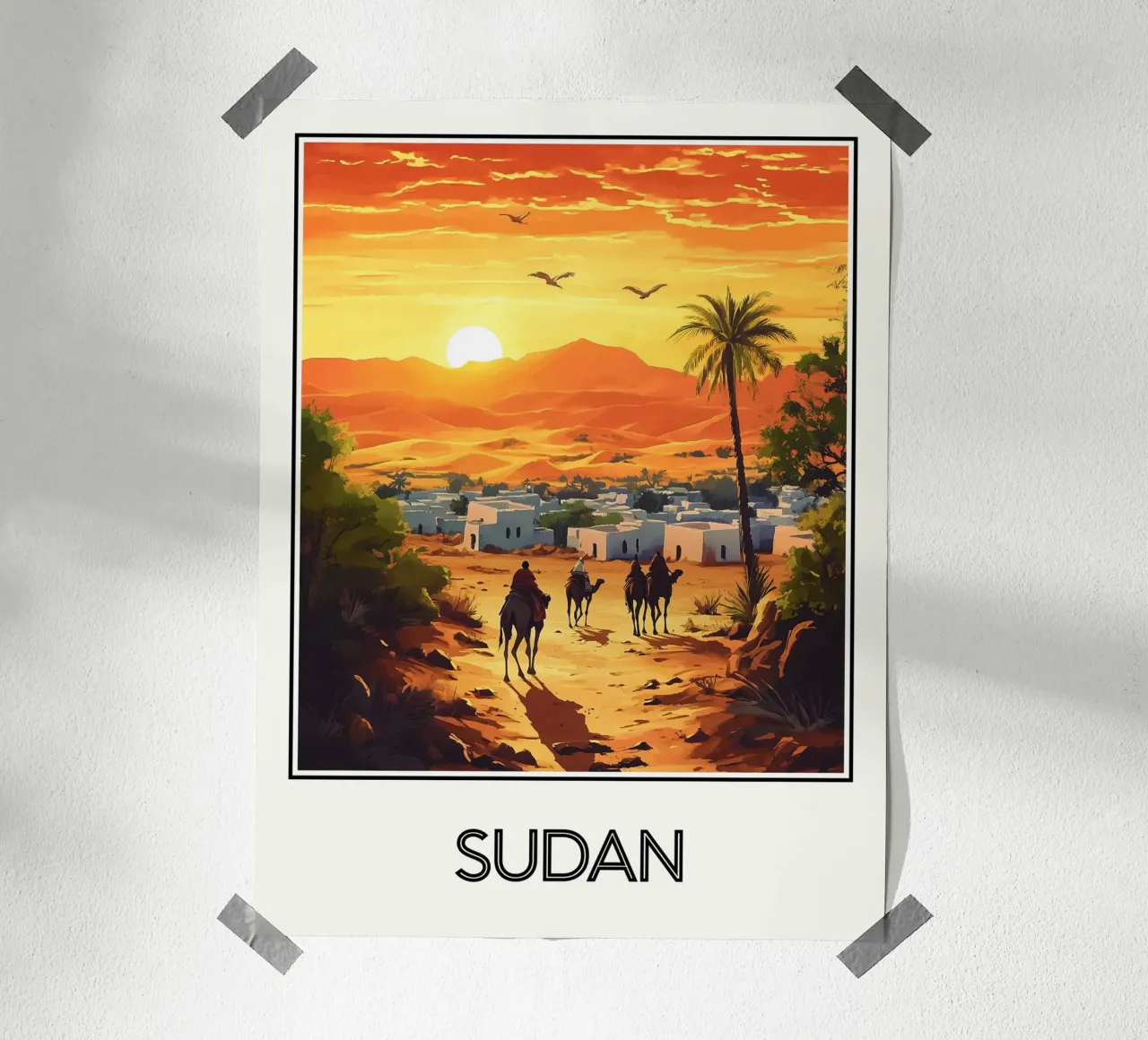 Sudan poster da Frame the World