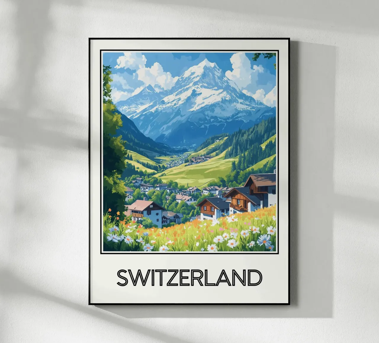 Poster Svizzera plexiglass da Frame the World