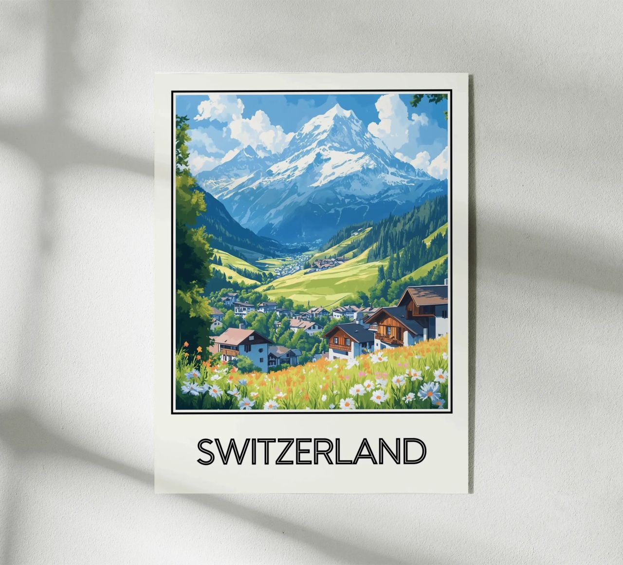 Schweiz Acryl-Glas von Frame the World