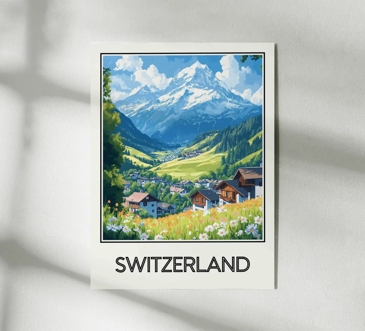 Poster Svizzera plexiglass da Frame the World