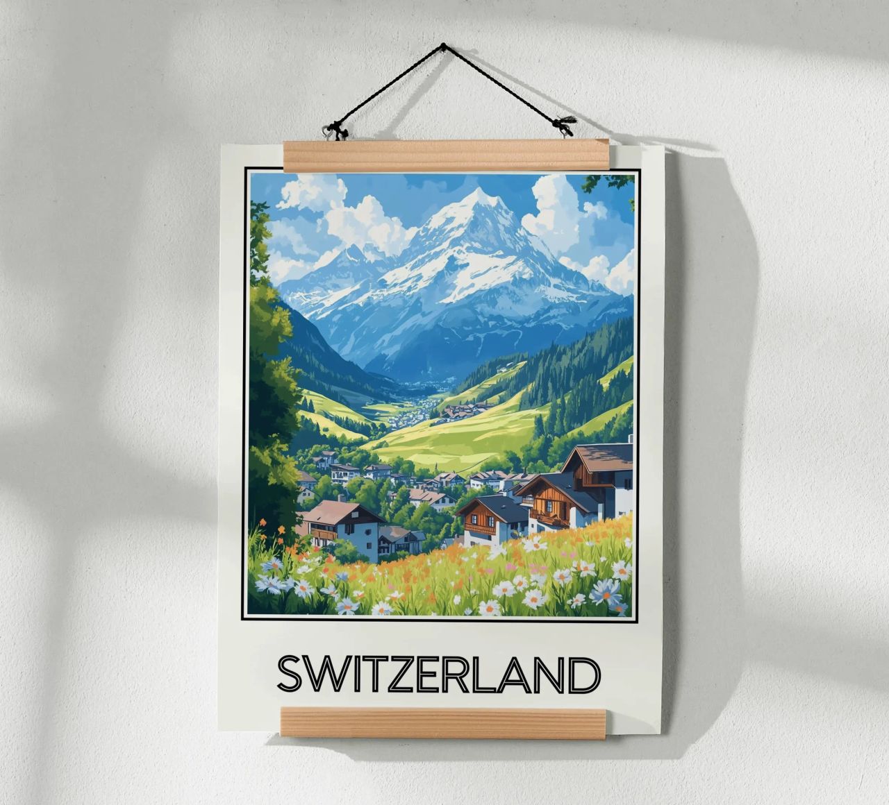 Schweiz Poster von Frame the World