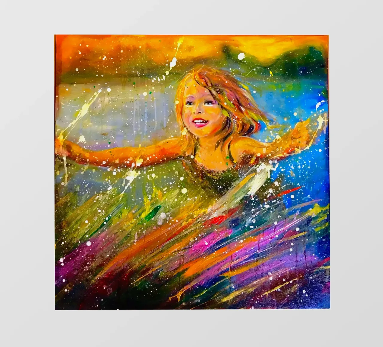 Farben des Glücks pellicola backlit da Happy 😃 Art 🎨 by Christine Schnoell