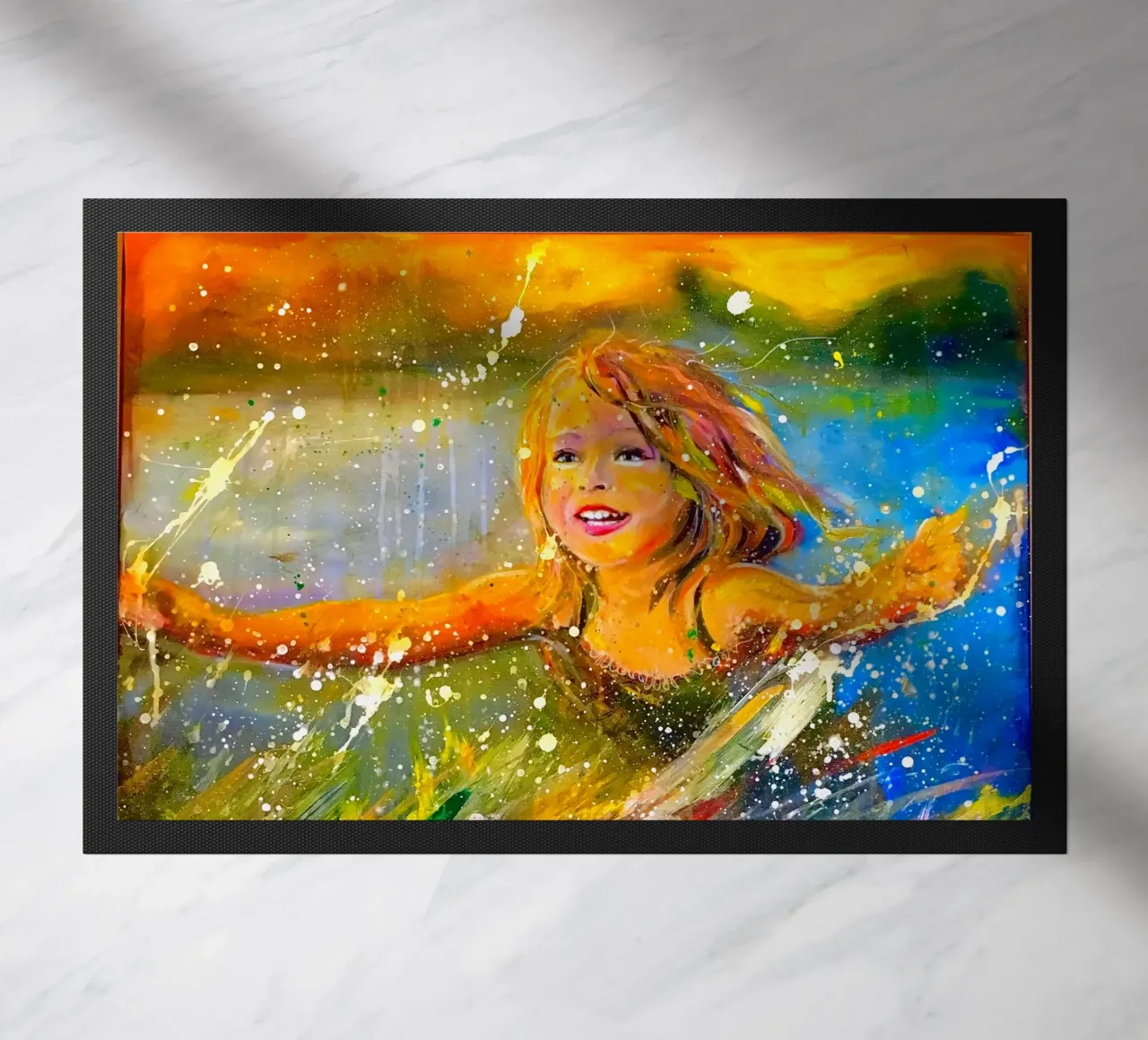 Farben des Glücks zerbino da Happy 😃 Art 🎨 by Christine Schnoell