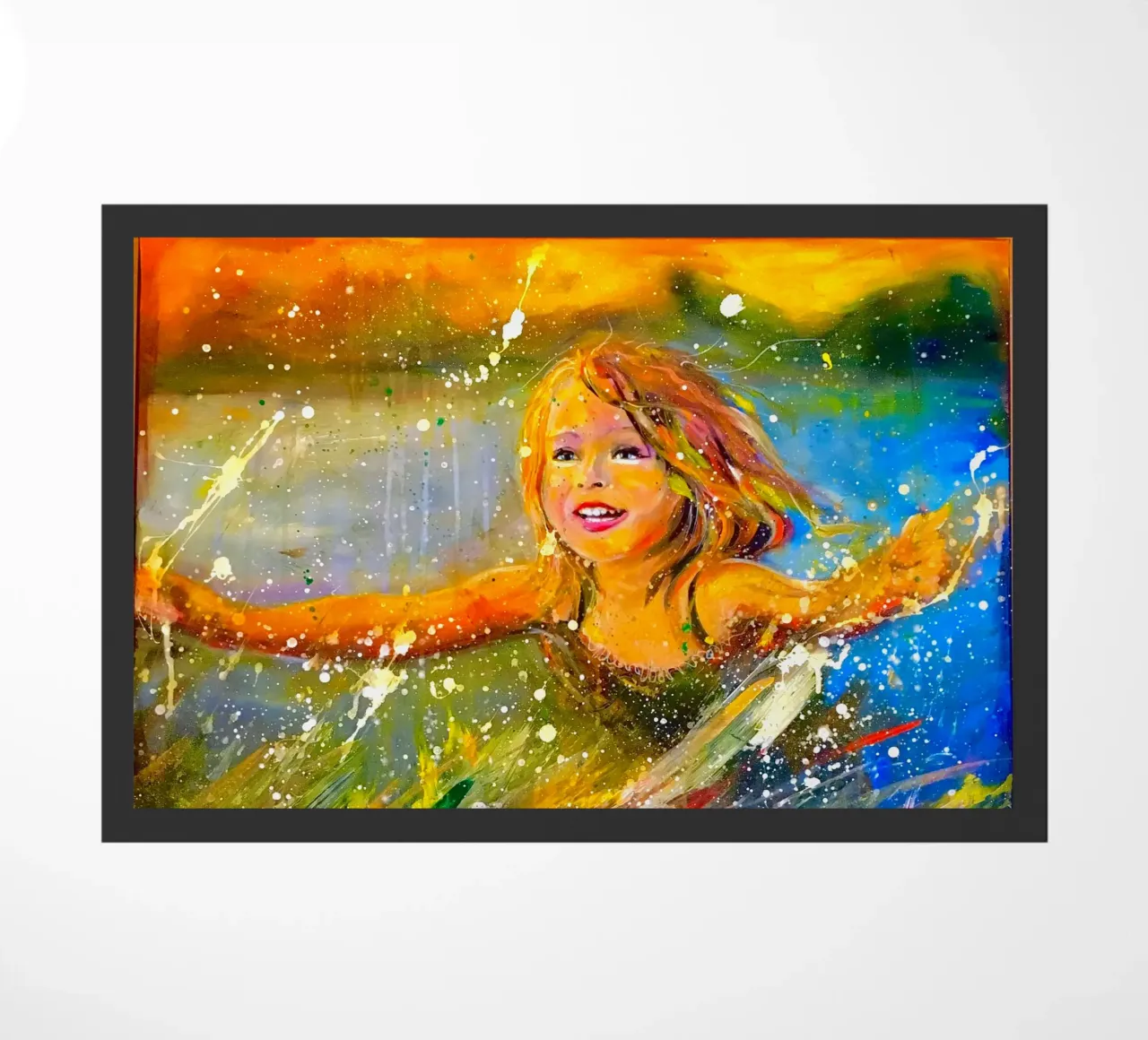 Farben des Glücks zerbino da Happy 😃 Art 🎨 by Christine Schnoell