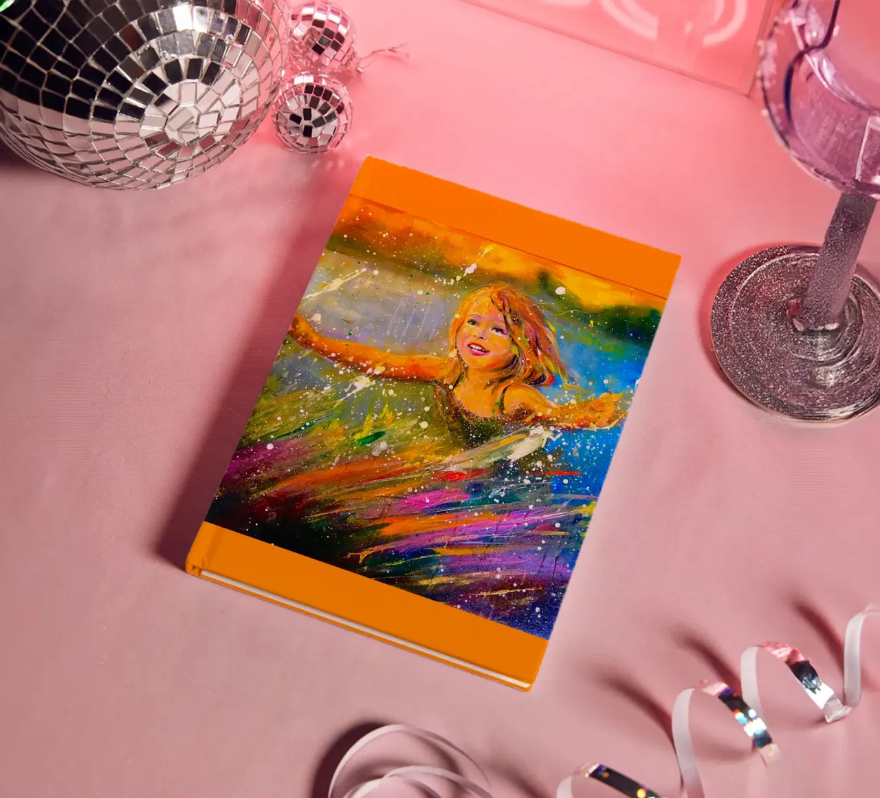 Farben des Glücks notebook by Happy 😃 Art 🎨 by Christine Schnoell