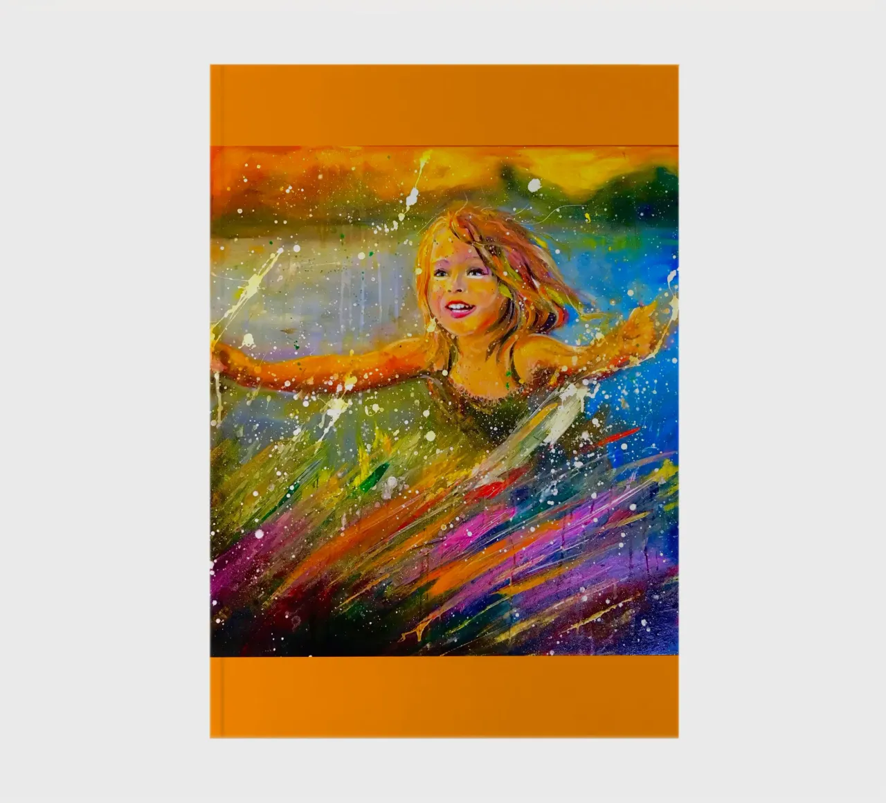 Farben des Glücks notebook by Happy 😃 Art 🎨 by Christine Schnoell