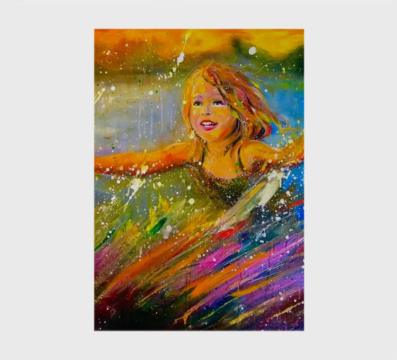 Farben des Glücks notebook by Happy 😃 Art 🎨 by Christine Schnoell
