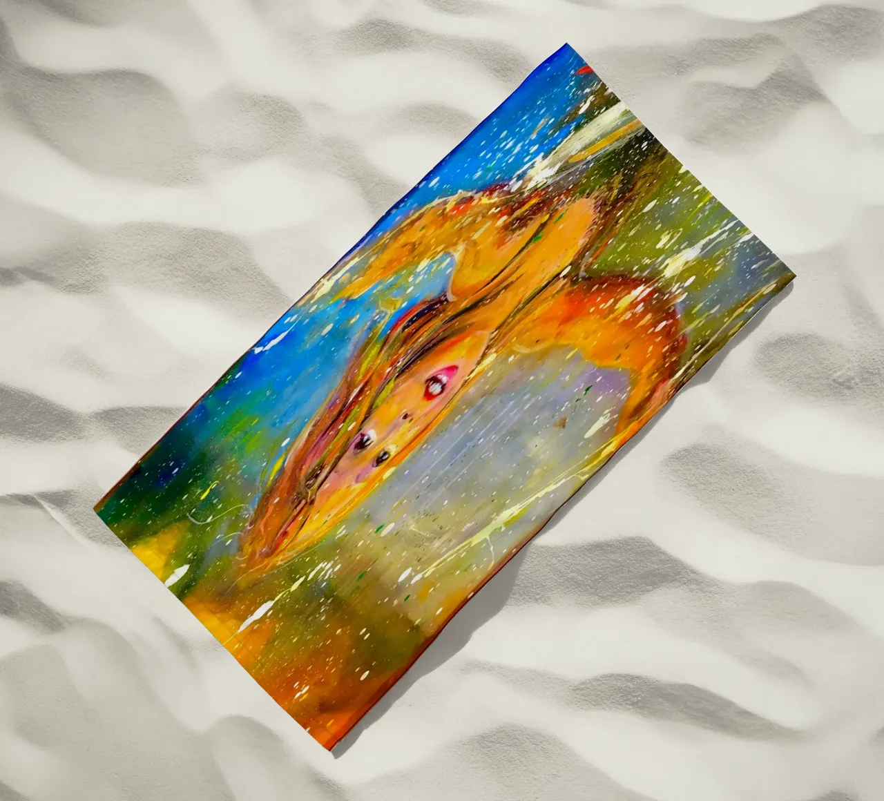 Farben des Glücks telo mare da Happy 😃 Art 🎨 by Christine Schnoell