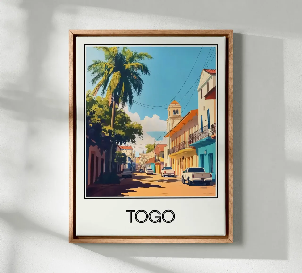 Togo tela con Cornice a cassetta da Frame the World