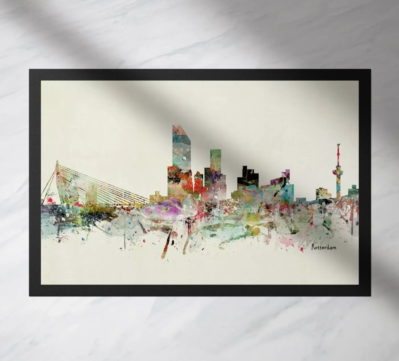 Rotterdam deurmat van Brian Buckley