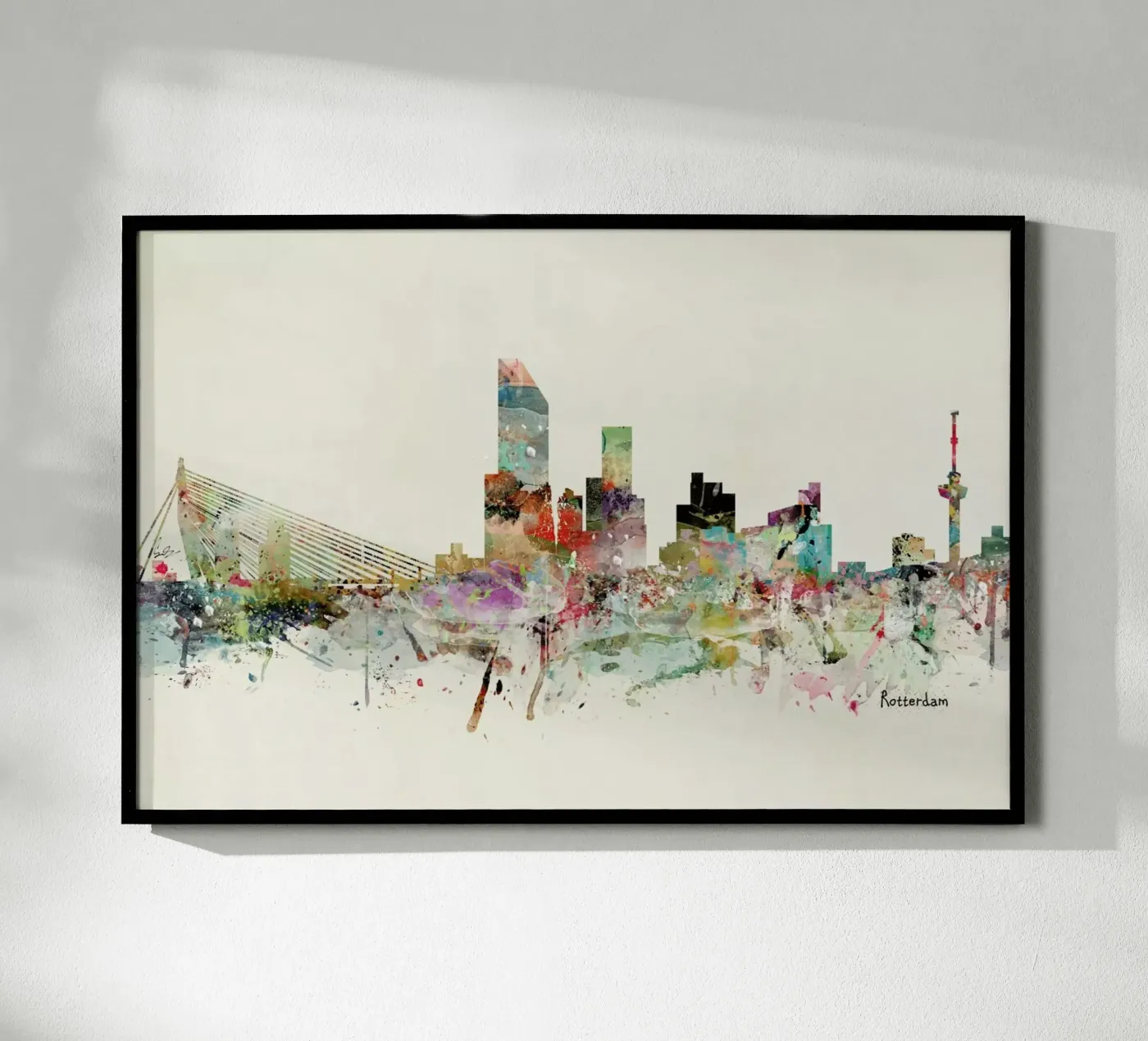 Rotterdam poster by Brian Buckley