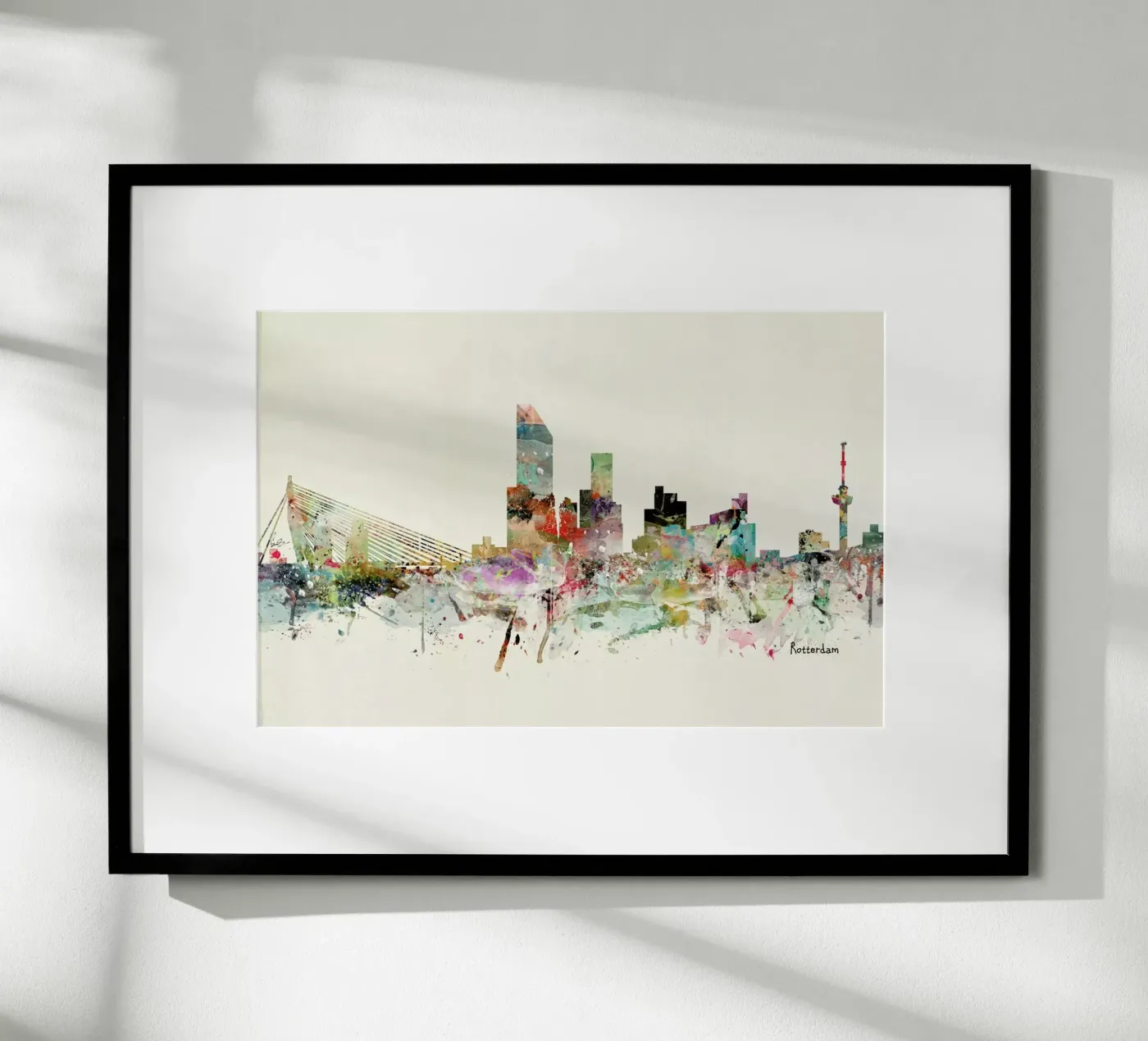 Rotterdam poster by Brian Buckley