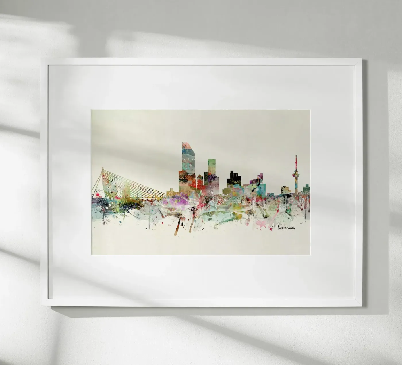 Rotterdam poster by Brian Buckley