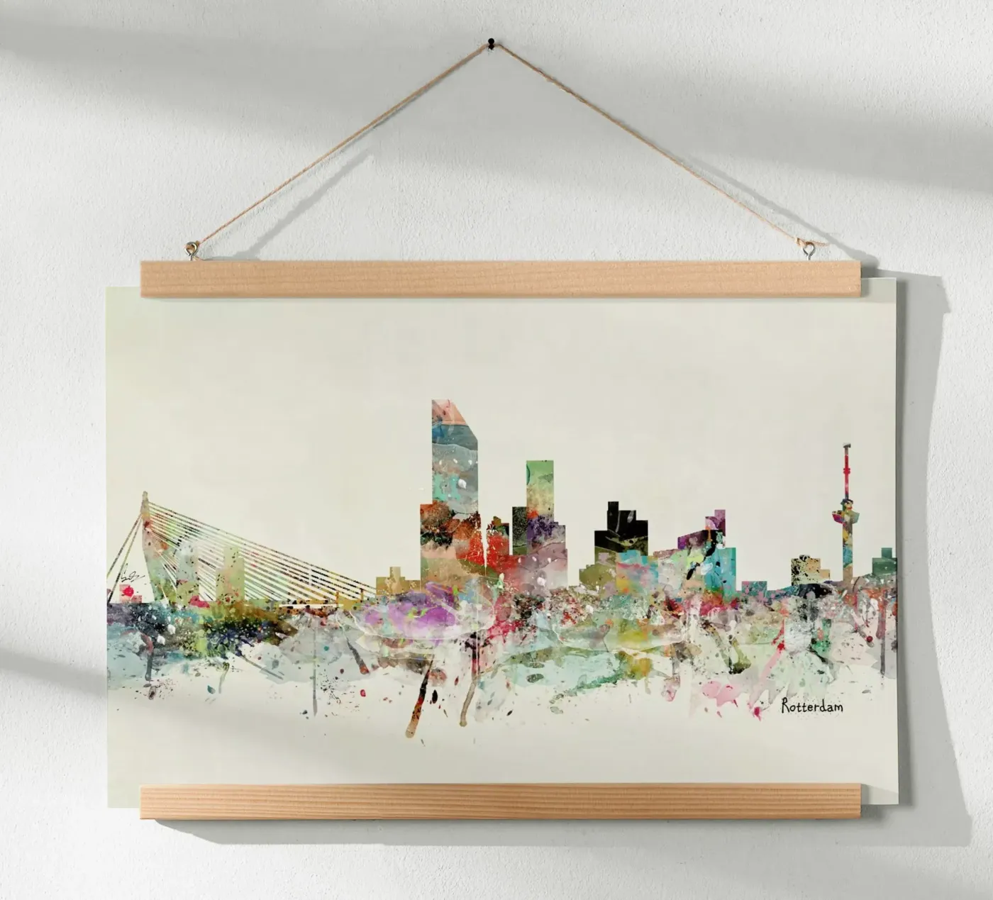 Rotterdam poster by Brian Buckley