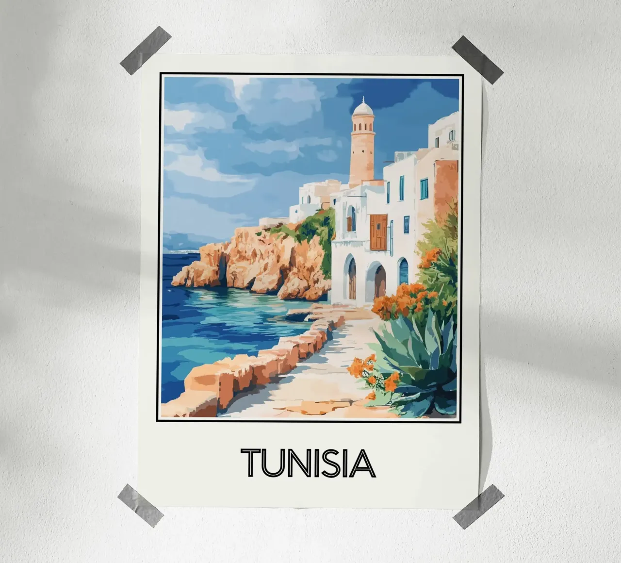 Túnez hahnemühle de Frame the World