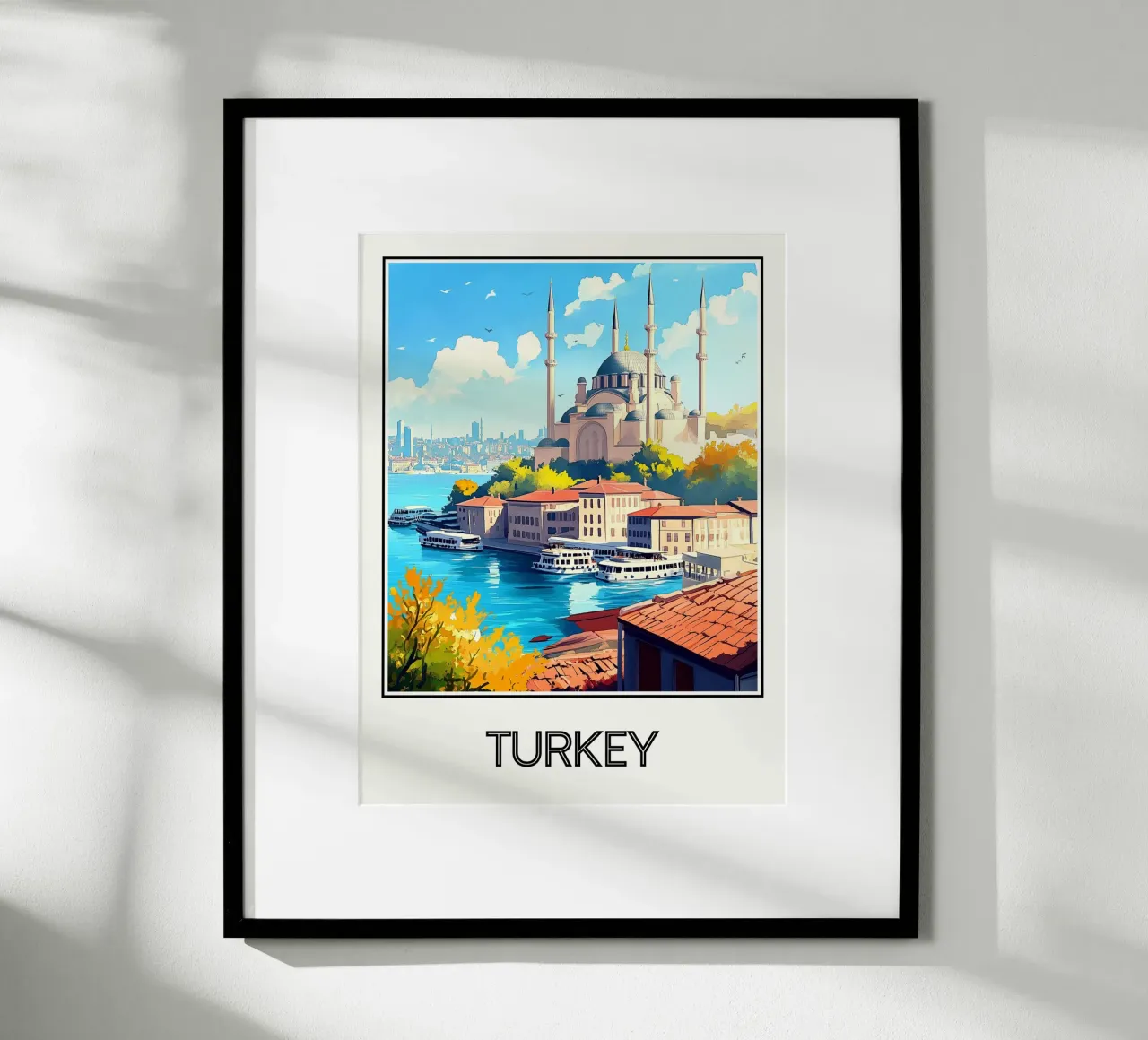 Poster Turchia poster da Frame the World