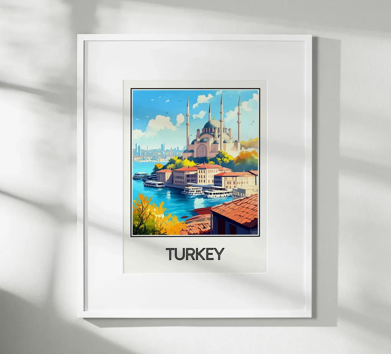 Poster Turchia poster da Frame the World