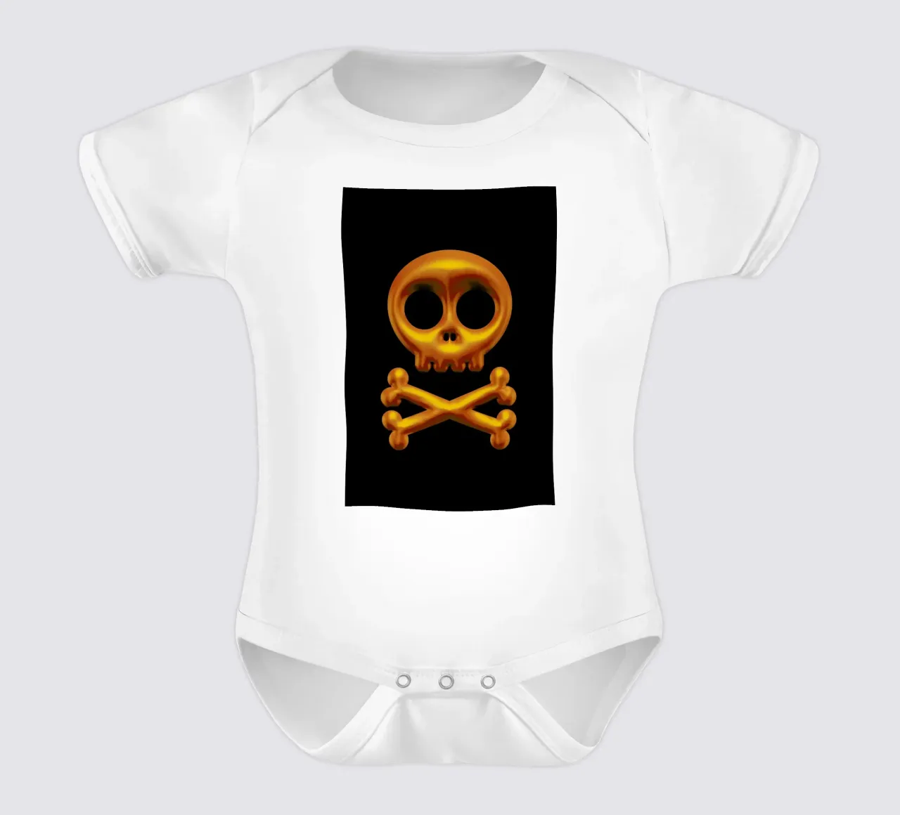 Skull body neonato maniche corte da Octavian