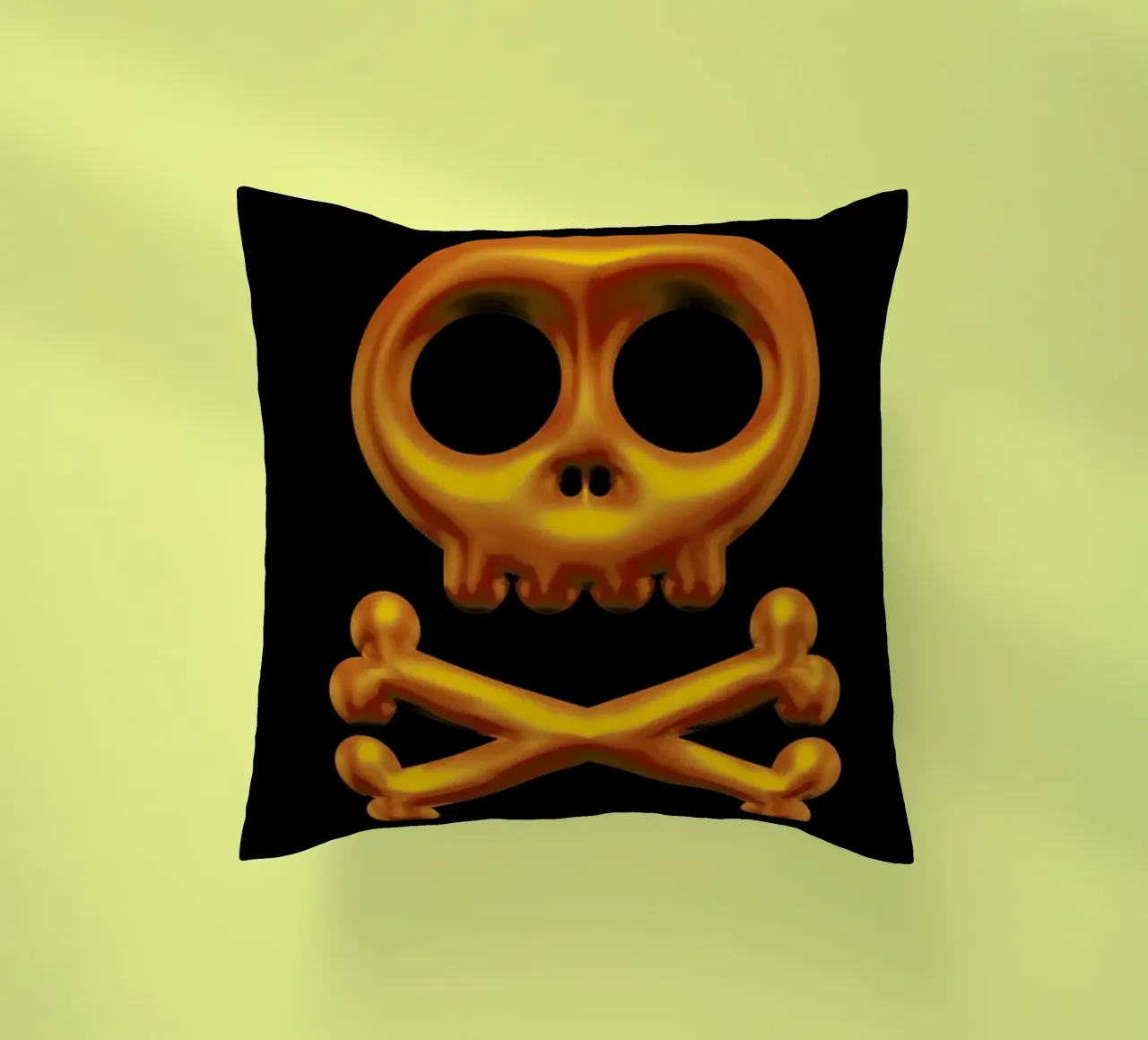Skull cuscino da Octavian