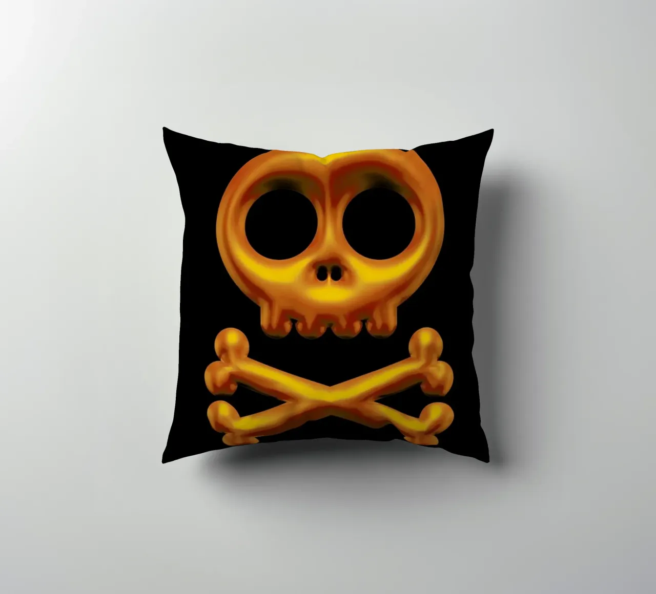 Skull cuscino da Octavian