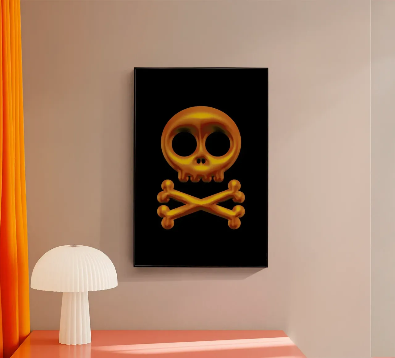 Skull plexiglass da Octavian