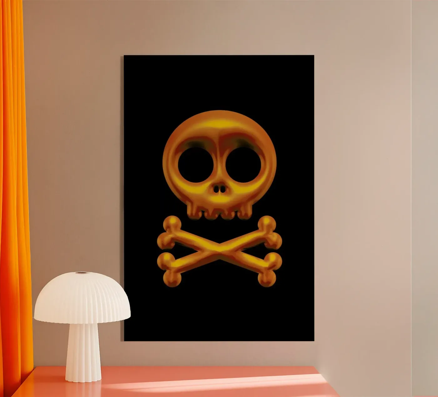 Skull plexiglass da Octavian