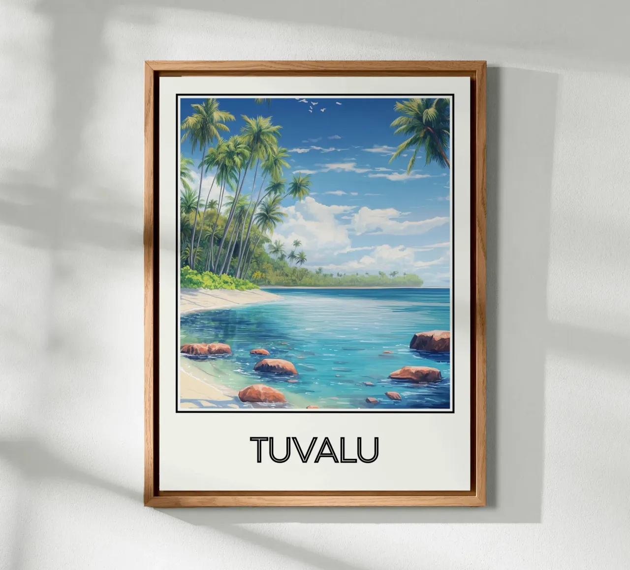 Tuvalu alluminio dibond da Frame the World