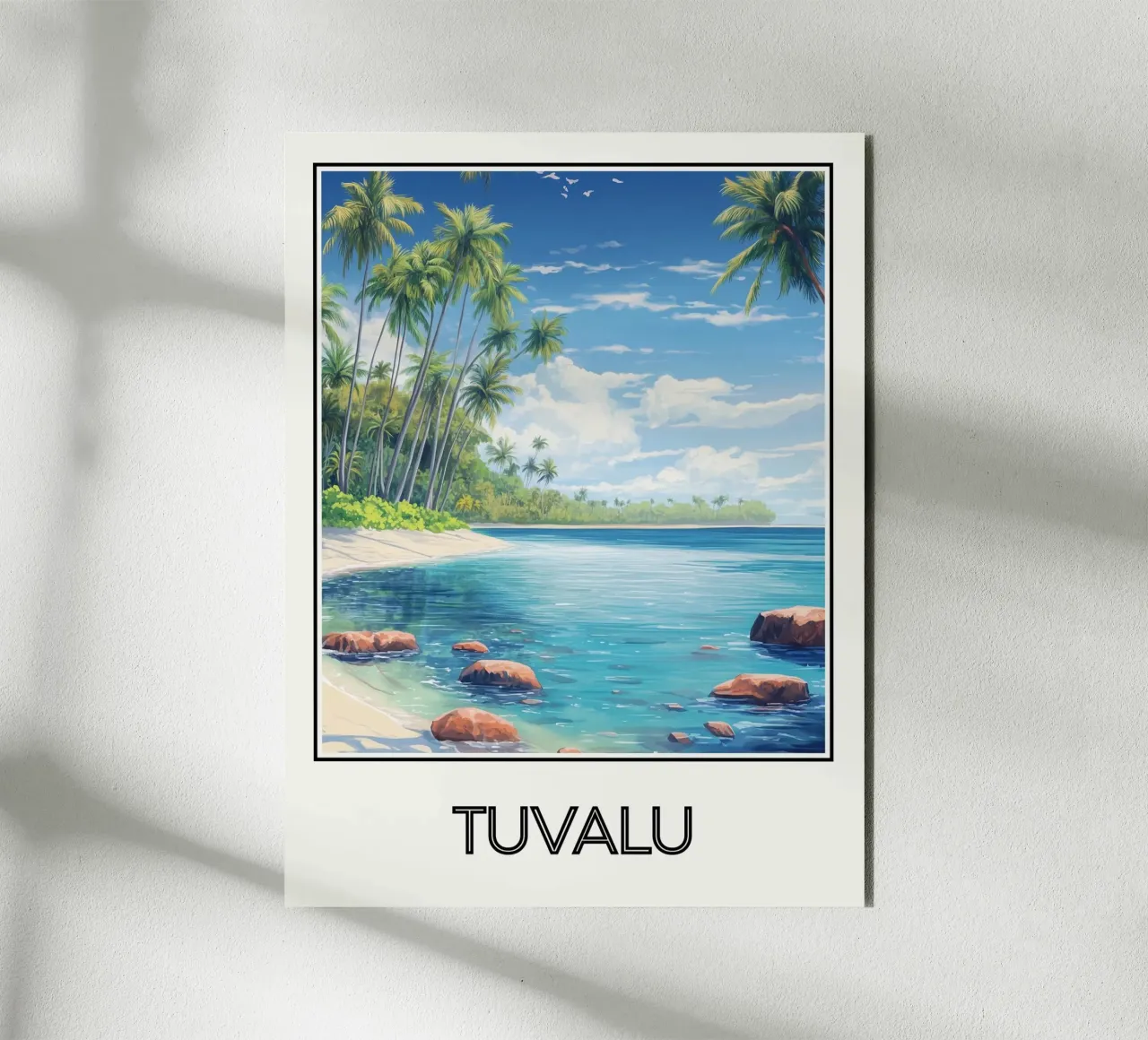 Tuvalu alluminio dibond da Frame the World