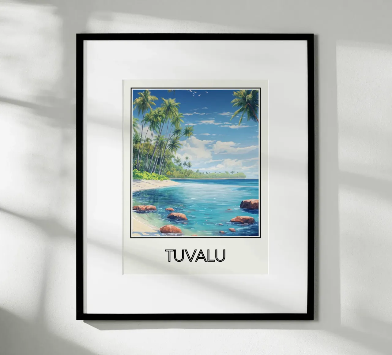 Tuvalu carta hahnemühle da Frame the World