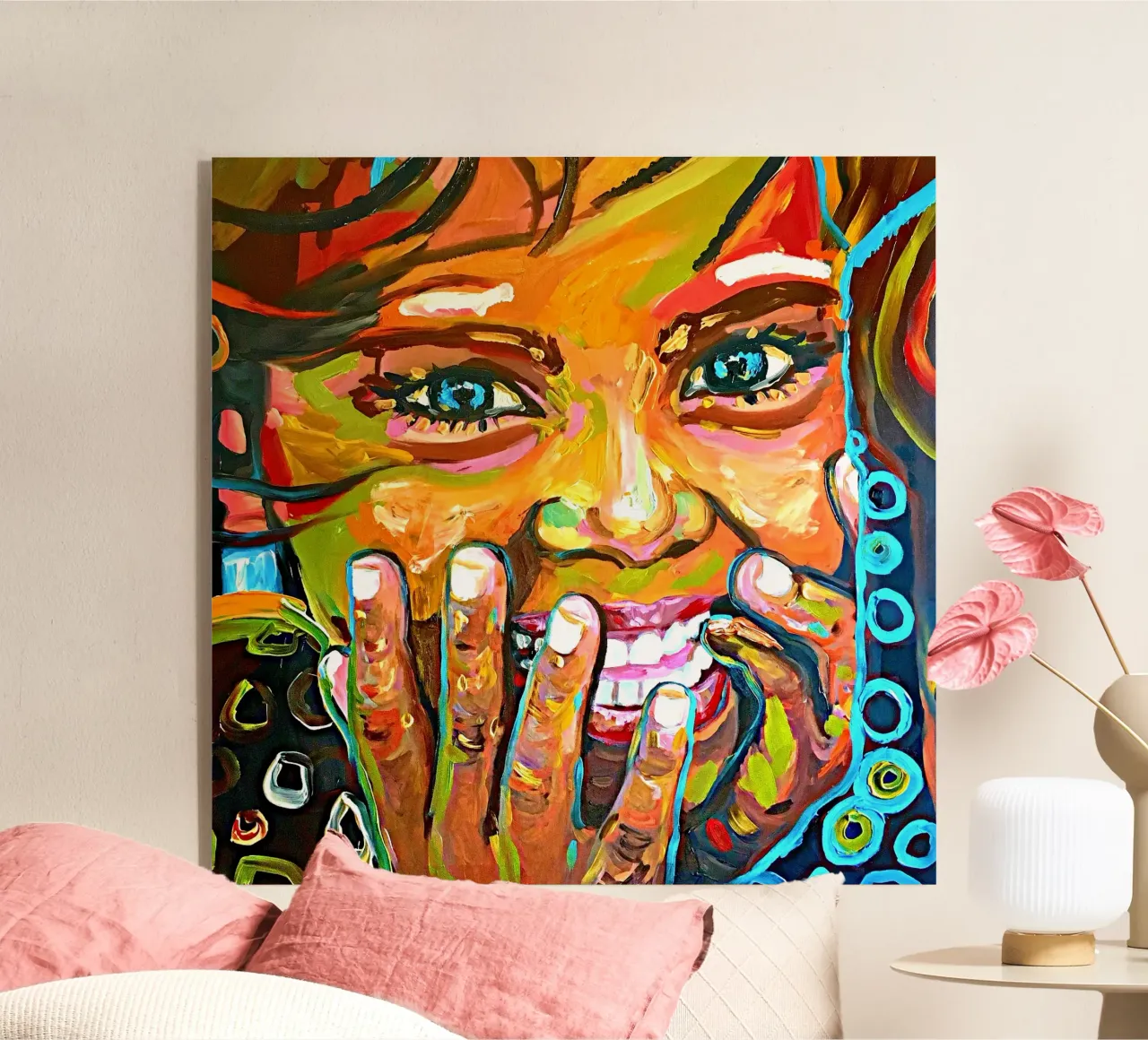 Happiness plexiglass da Happy 😃 Art 🎨 by Christine Schnoell