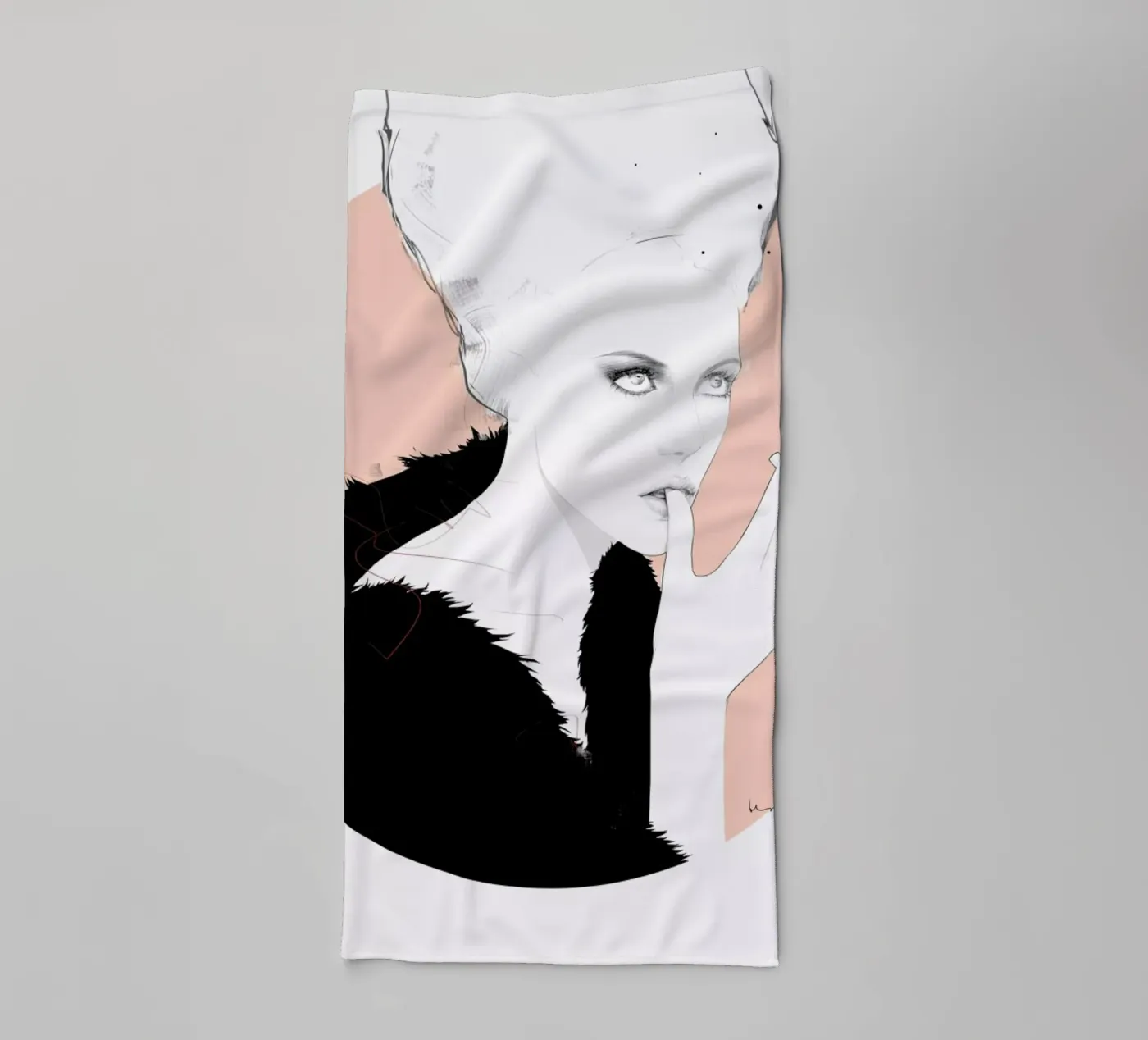 Frida badhanddoek van Floyd Grey