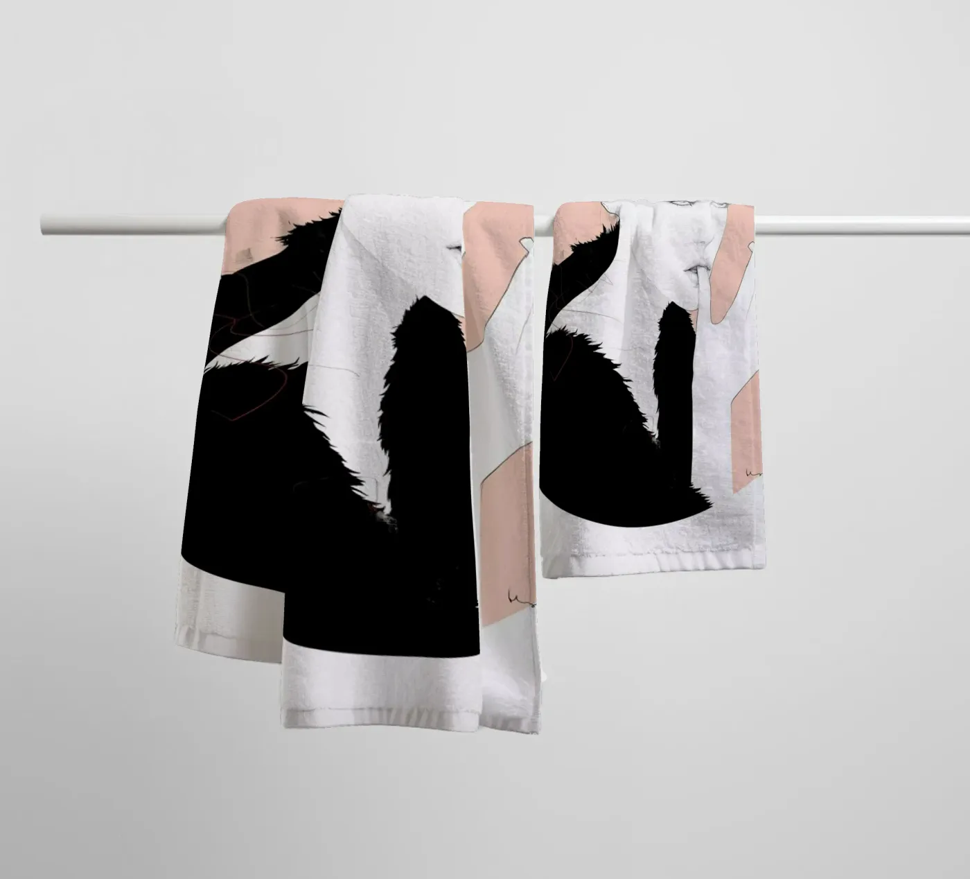 Frida badhanddoek van Floyd Grey