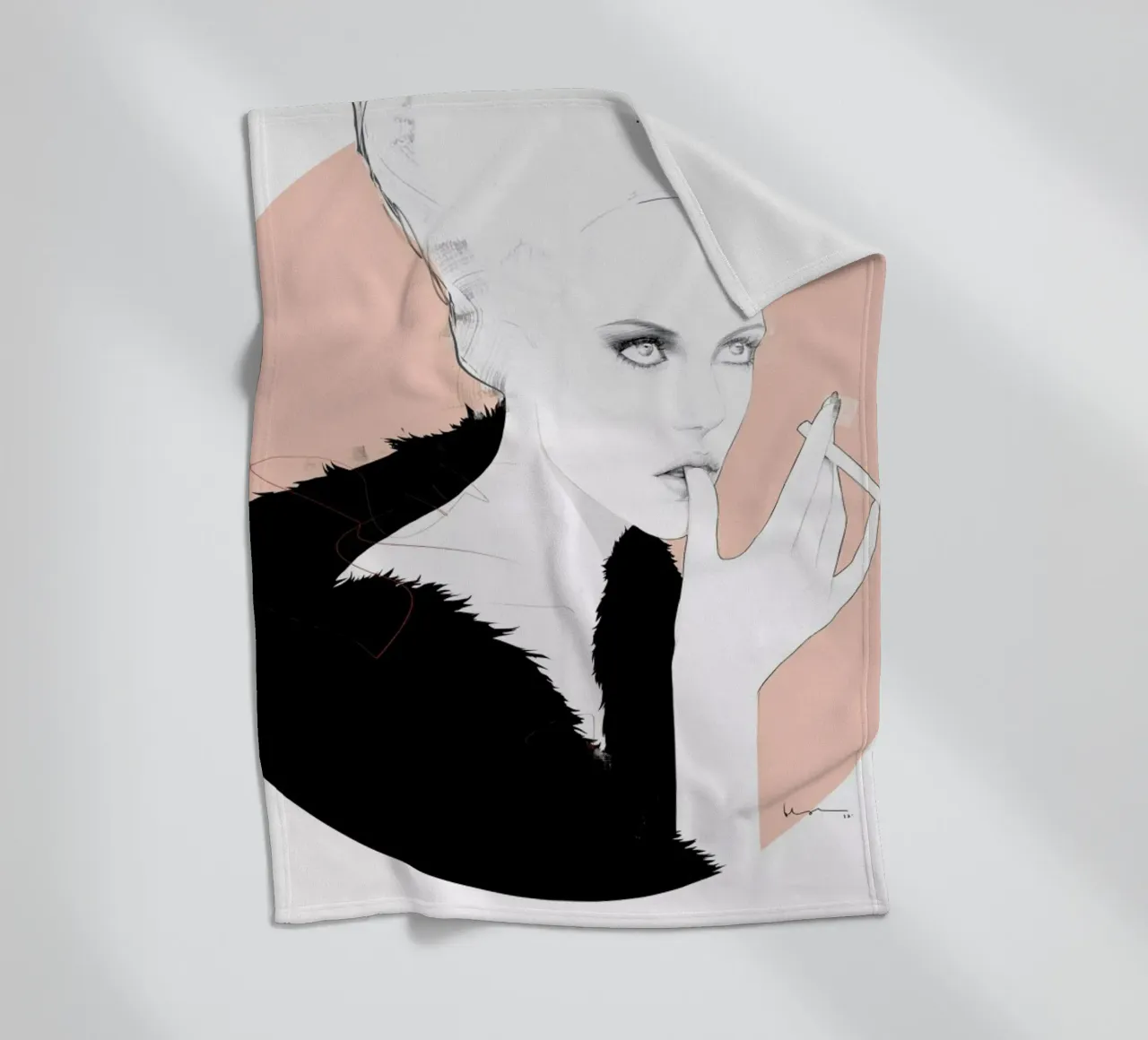 Frida fleecedeken van Floyd Grey