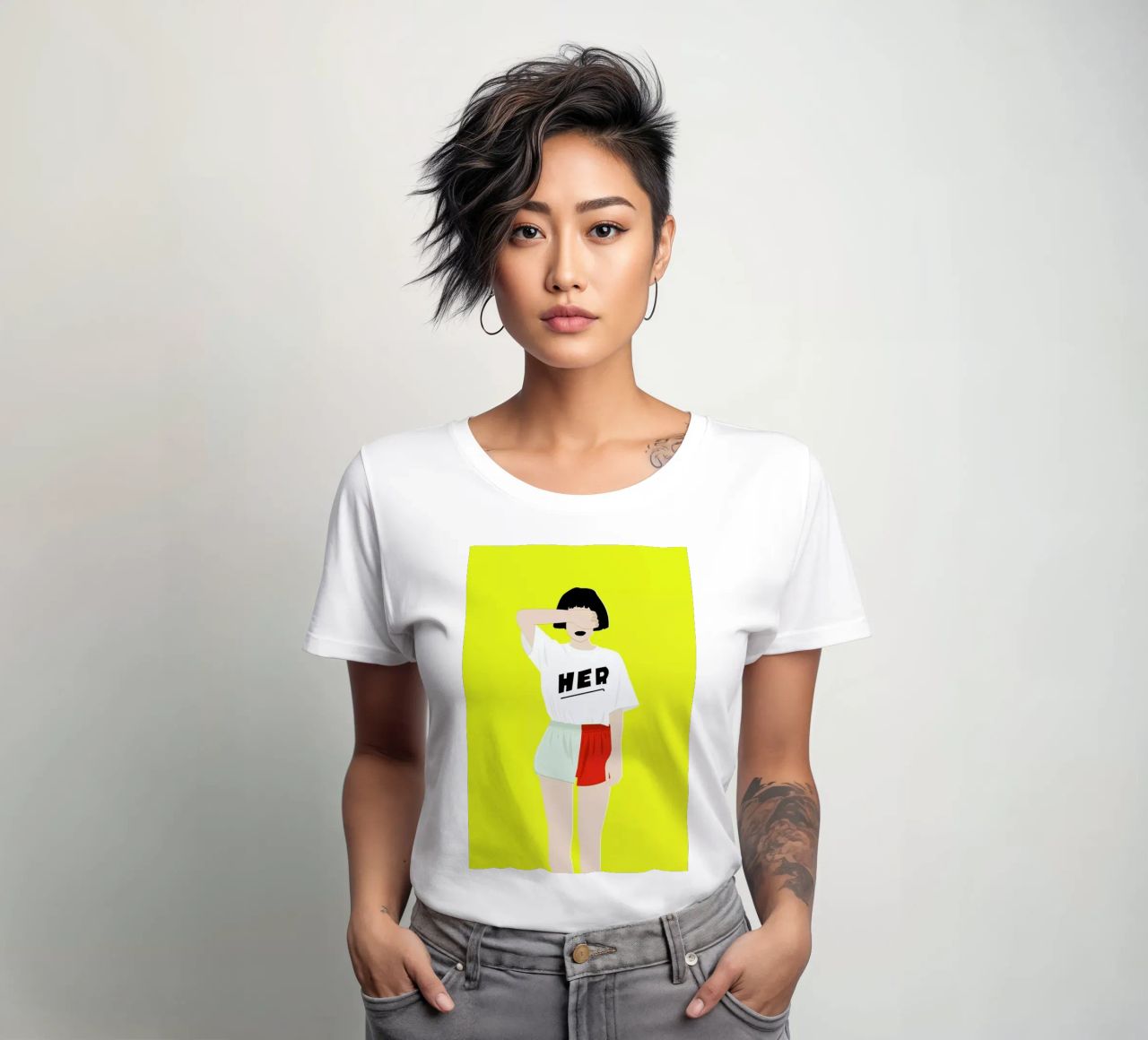 Her IV Frauen T-Shirt von Céleste Wallaert