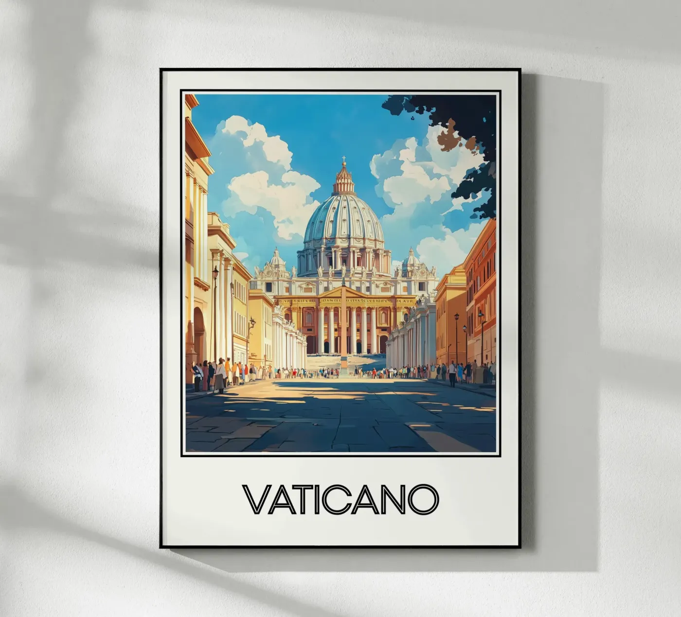 Affiche Vatican acryl van Frame the World