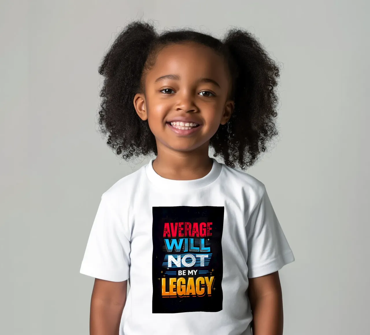 Average will not be my legacy kids t-shirt by 🥝 KIWI STORE