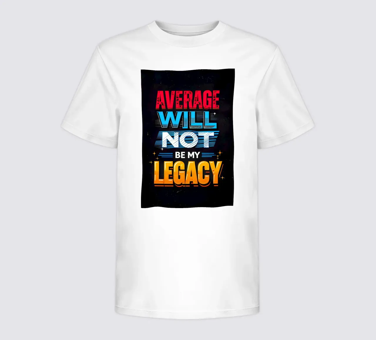Average will not be my legacy kids t-shirt by 🥝 KIWI STORE